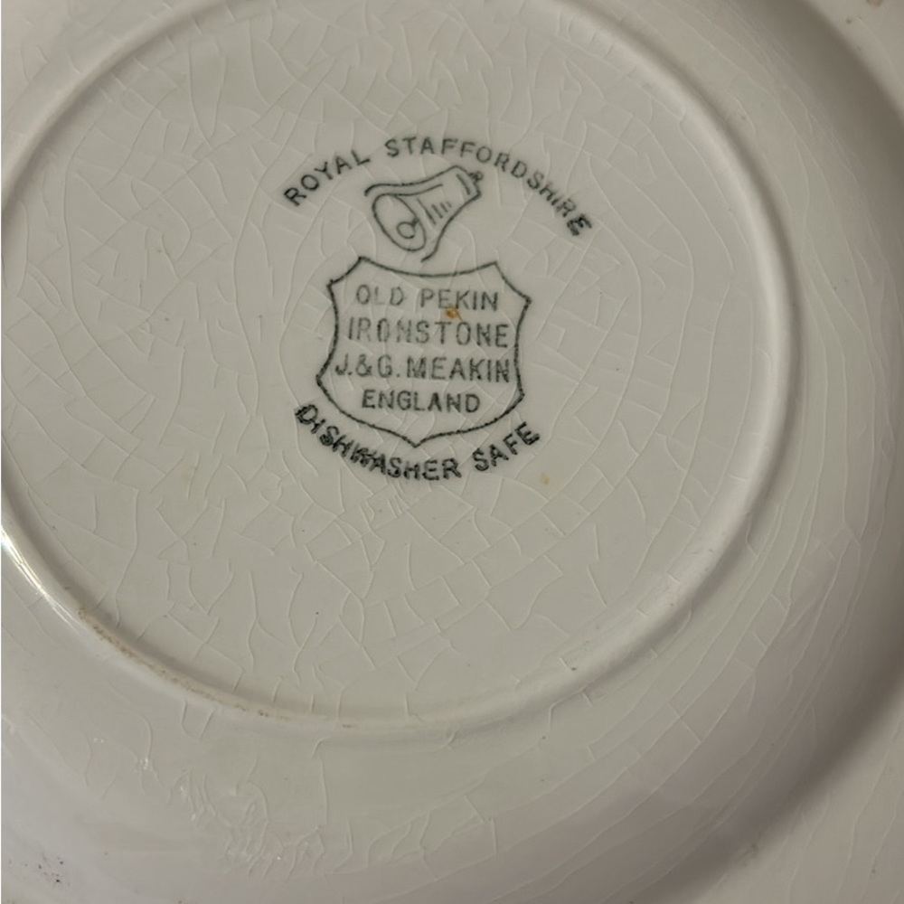 Royal Staffordshire Old Pekin Ironstone J&G Meakin England 7” plate - Picture 2 of 6
